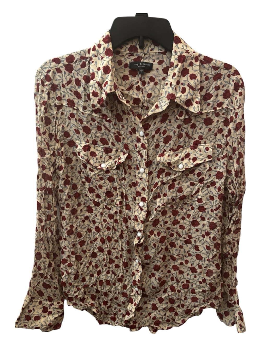 Rag & Bone Farren Floral Shirt